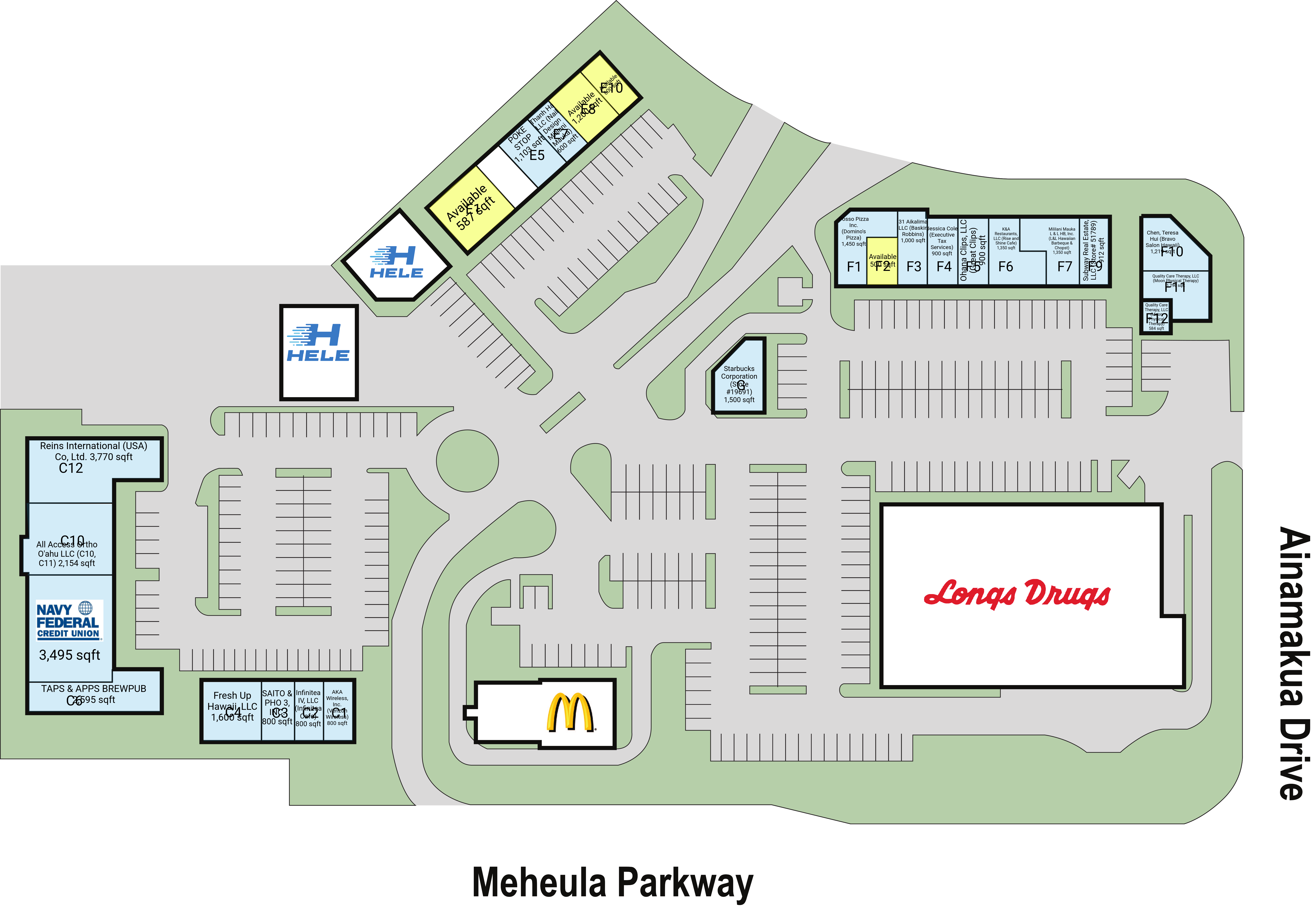 Mililani Hawaii Hi Available Retail Space Restaurant Space For Lease Gateway At Mililani Mauka Alexander Baldwin